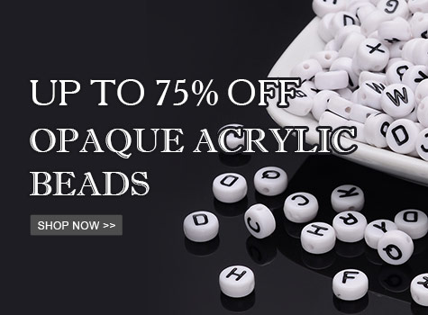 Up to 75% OFF  Opaque Acrylic Beads