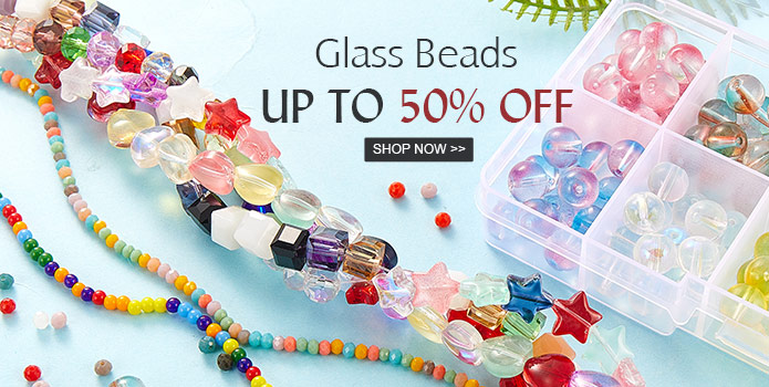 Up to 50% OFF Glass Beads
