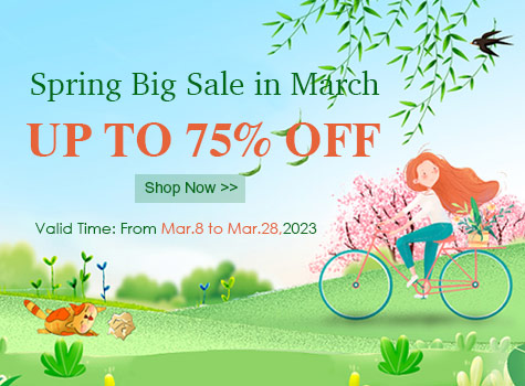 Spring Sale in March! Up to 75% OFF on Beads and Supplies for Jewelry Making