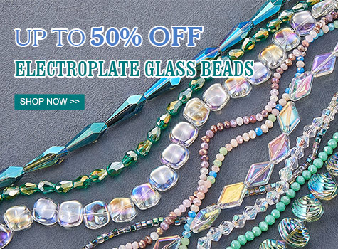 Up to 50% OFF Electroplate Glass Beads