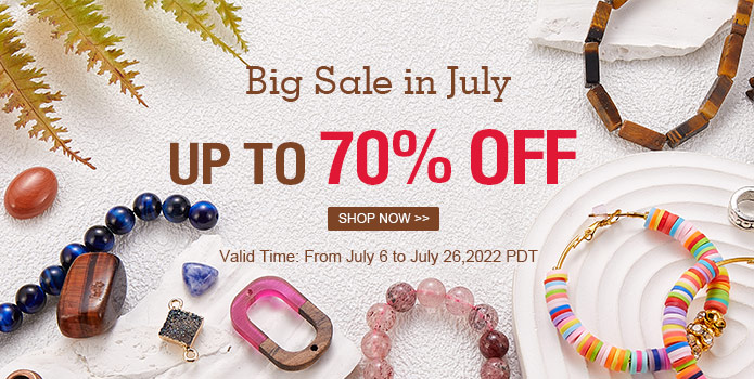Big Sale in July. Up to 70% OFF