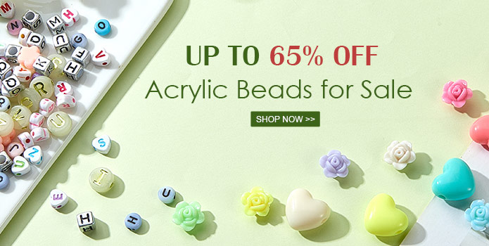 Up to 65% OFF  Acrylic Beads