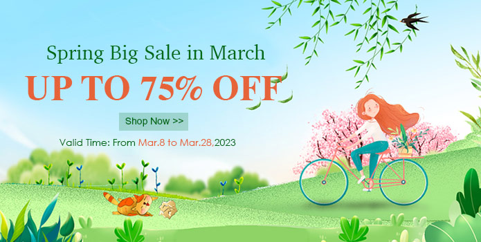 Spring Sale in March! Up to 75% OFF on Beads and Supplies for Jewelry Making