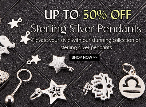 Up to 50% OFF Sterling Silver Pendants