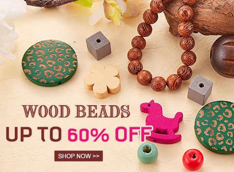 Up to 60% OFF Wood Beads