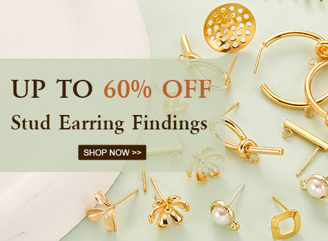 Up to 60% OFF Stud Earring Findings