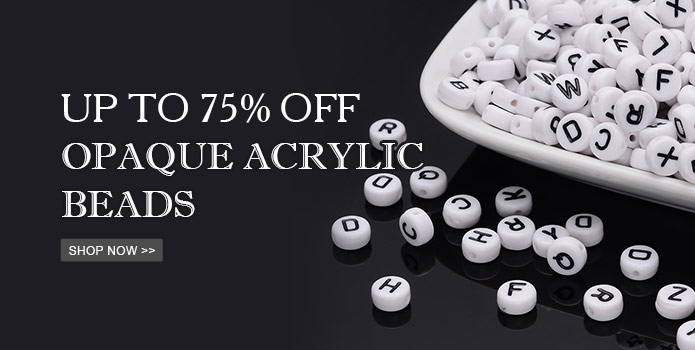 Up to 75% OFF  Opaque Acrylic Beads