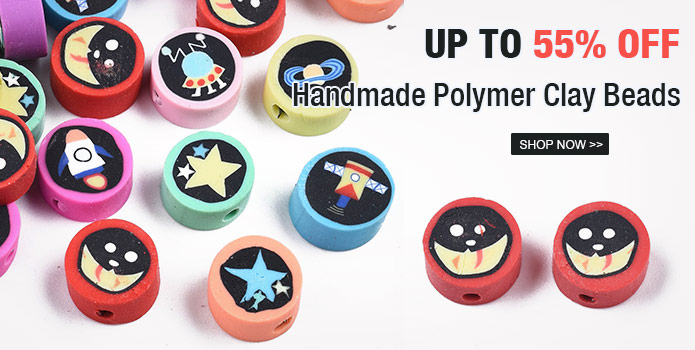 Up to 55% OFF Handmade Polymer Clay Beads