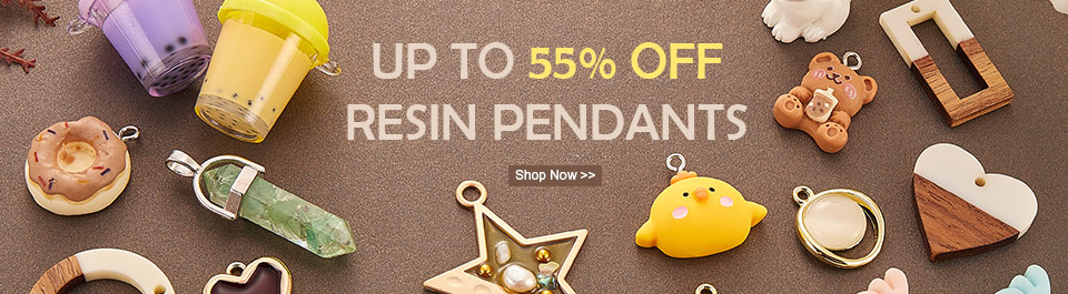 Up to 55% OFF Resin Pendants