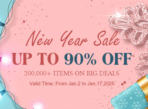 New Year Sale. Up to 90% OFF on Beads and Supplies for Jewelry Making