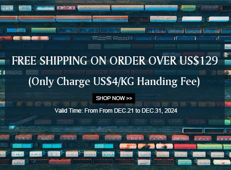 Free Shipping on order over US$129