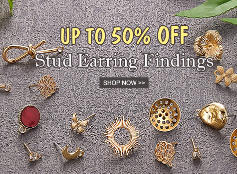 Up to 50% OFF Stud Earring Findings