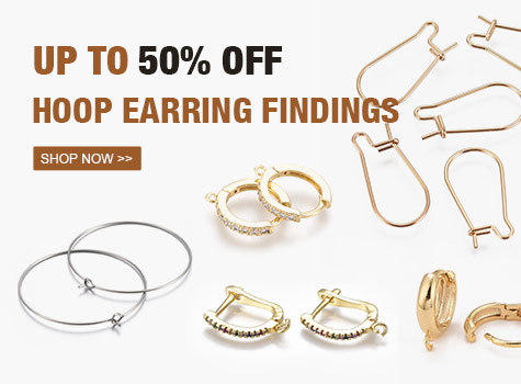 Up to 60% OFF  Hoop Earring Findings