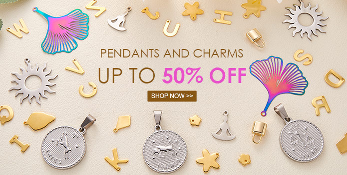 Up to 50% OFF Pendants and Charms
