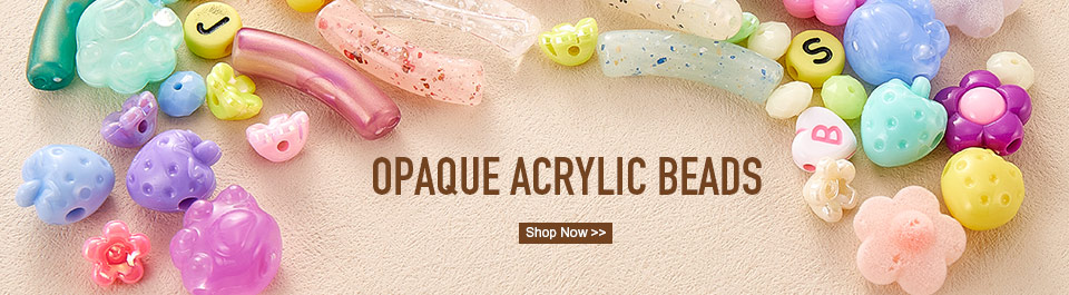 Up to 60% OFF Opaque Acrylic Beads
