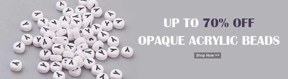 Up to 70% OFF Opaque Acrylic Beads