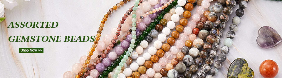 Up to 55% OFF Assorted Gemstone Beads
