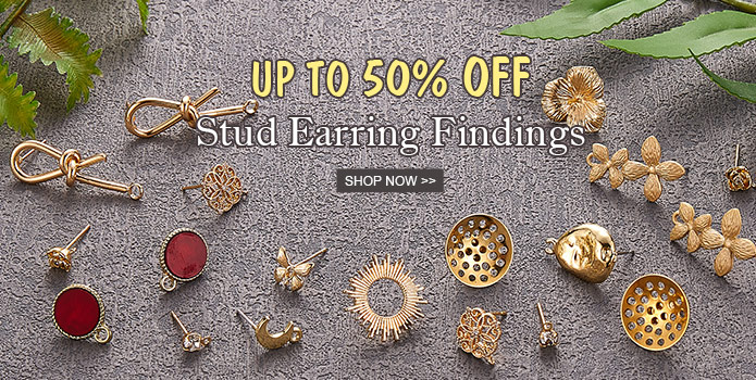 Up to 50% OFF Stud Earring Findings