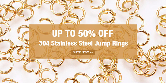 Up to 50% OFF  304 Stainless Steel Jump Rings