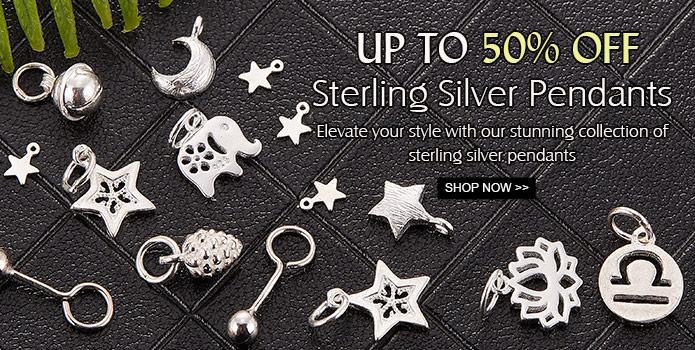 Up to 50% OFF Sterling Silver Pendants