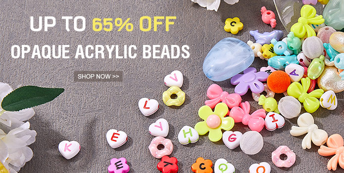 Up to 65% OFF Opaque Acrylic Beads