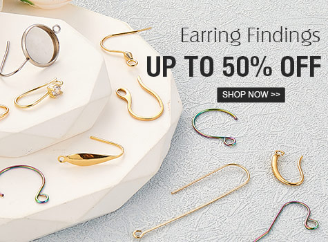 Up to 50% OFF Earring Findings
