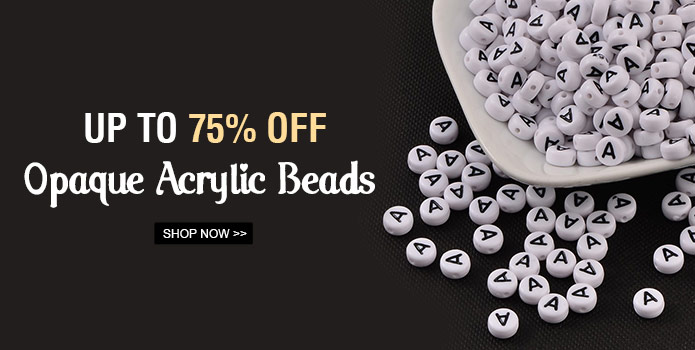 Up to 75% OFF Opaque Acrylic Beads