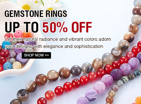 Up to 50% OFF Gemstone Beads