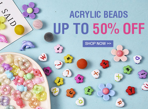 Up to 50% OFF Acrylic Beads