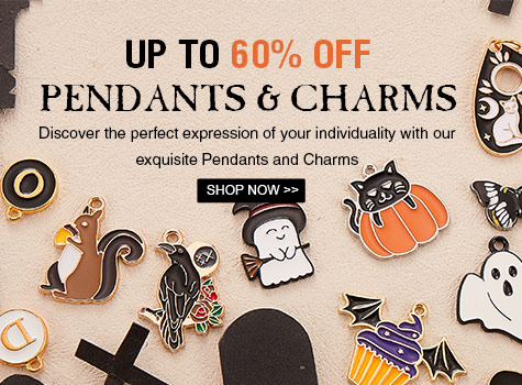 Up to 60% OFF  Pendants and Charms