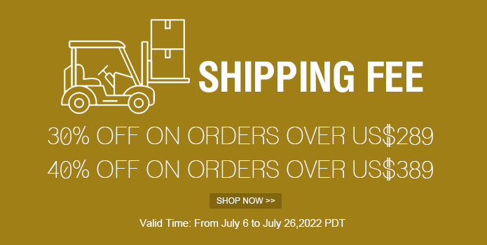 Up to 40% OFF Shipping Fee Discount