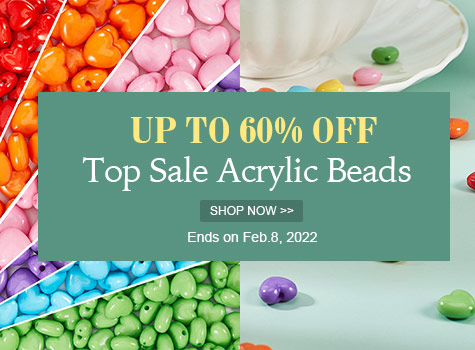 Up to 60% OFF Top Sale Acrylic Beads