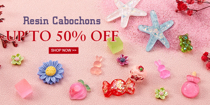 Up to 50% OFF Resin Cabochons