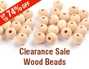 Up to 85% OFF Clearance Sale Wood Beads